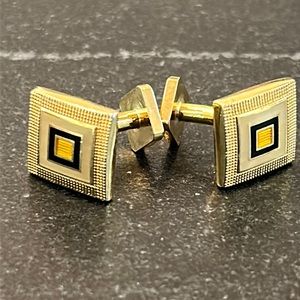 Gold Robert Talbott Cufflinks